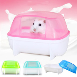 Guinea Pig Hamster Bathroom Hamster Cage  Rat House Small Animal Bath Room Pet Accessories Comfortable pet supply Cute