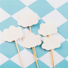 Dreamy Elephant and Squirrel Cake Toppers