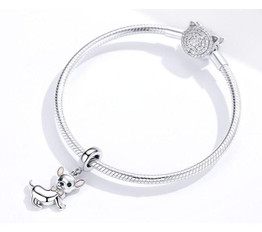 Mia Chihuahua 925 Sterling Silver Charm