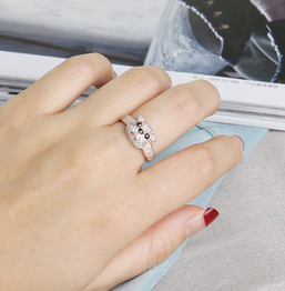 Riri 925 Sterling Silver Bulldog Ring