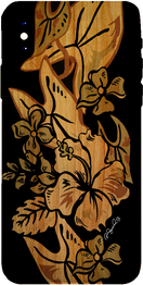 PMC iPhone 8 Case - Hawaiian Tropical in Wood