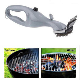 Stainless Steel BBQ Cleaning Brush Outdoor BBQ Grill Brush Barbecue Grill Cleaner Steam BBQ Accessories Cooking Tools