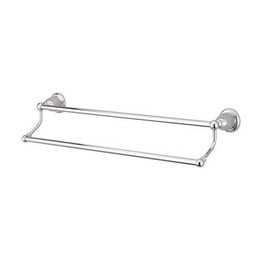Bathroom Accessories Chrome 24" Double Towel Bar Dual Towel Rack BA1753C