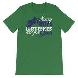 Sorry Boys Dirtbikes are for Girls Unisex short sleeve t-shirt