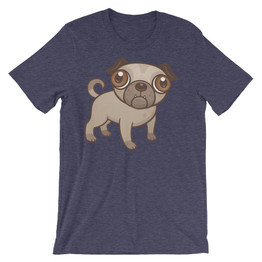 Pug Puppy Unisex short sleeve t-shirt