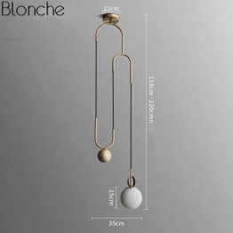 Modern Brass Chandelier