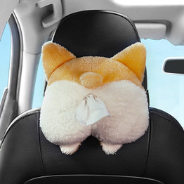 Corgi Butt Car Tissue Holder