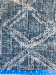 Mudcloth Style Fabric by the yard / Home Decor Fabric / Black or Blue Fabric / Home Decor fabric / Grey Black Mudcloth Fabric