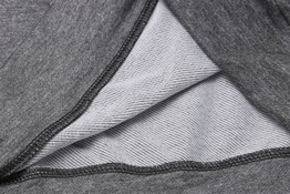 Black Color Block Hoodie