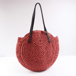 Straw Woven Beach Bag