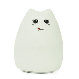 USB rechargeable LED Colorful Cat Night Light