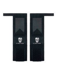 Gymreapers Weightlifting Wrist Wraps (Competition Grade) 18" Professional Quality Wrist Support with Heavy Duty Thumb Loop - Best Wrap for Powerlifting, Strength Training, Bodybuilding(Black,18")