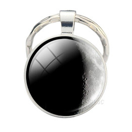 Solar System Planetary Pendant Stainless Steel Key Chain/ Key Rings