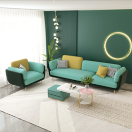 Multiple Options Sofa Set For Small Apartment Modern European Style Furniture S