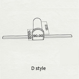 LED Wall Light Bathroom Mirror Lamp Black White Washroom Wall Lamp