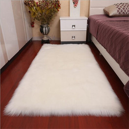 Area Rug Floor Mat Fur Carpet Living Room Sheepskin Area Rug With Long Hairy Plush Sofa Bedroom And More