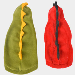 Funny Cat Costumes Dinosaur Cosplay Pet Apparel Halloween Clothes