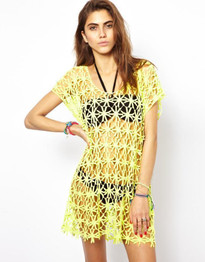 New Sexy Hollow Out Swimwear Beach Bikini Cover Up