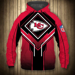 Kansas City Chiefs Square Lattice Casual Hoodie