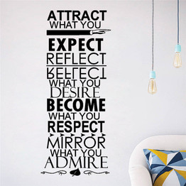 power warm quote words mural art home decor wall sticker for living room bedroom kids room decoration classroom office stickers