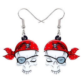 FREE OFFER Halloween Eye Mask Pirate Skull Earrings