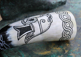 Viking Raven Drinking Horn