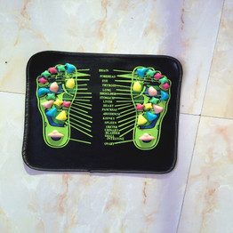 1PC Acupuncture Colorful Foot Reflexology Walk Stone Square Foot Massager Cushion
