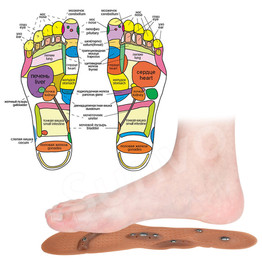 Magnetic Insoles Slimming Therapy Massage Foot Care Shoes Mat for Weight Loss