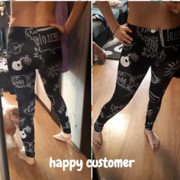 Elasticity Yes and No Printed Slim Fit Workout Leggings