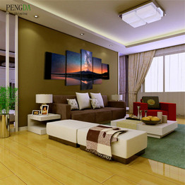 PENGDA Wall Pictures 5 Panel Landscape Canvas Wall Art Canvas Painting For Living Room HD Print Modern Frames For Paintings