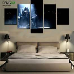 Modern Home Wall Decor Canvas Modular Frames Pictures Art HD Printed 5 Pieces Star Wars Painting On Canvas For Living Room