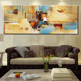 Large Abstract Painting Art Printed Canvas Painting Home Decoration Wall Pictures For Living Room Unframed
