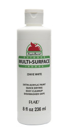 Apple Barrel Multi-Surface Paint in Assorted Colors (8 oz), 22461E White