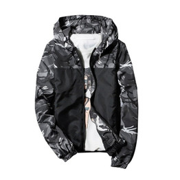 Plus Size S-5XL Autumn Men Jacket Slim Waterproof Military Camouflage Coats Hooded Zipper Male Bomber Jackets Windbreaker