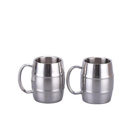 Handle Double Stainless Steel Beer Cup Creative Gift New mug custom logo