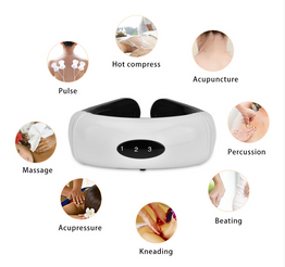 3D Electric Pulse Tool, Neck Massager and Acupuncture Magnetic Therapy