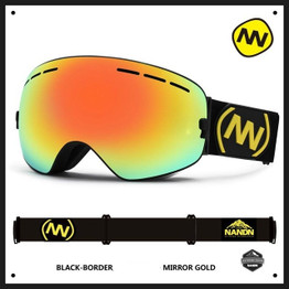 Professional Ski/snowboard Goggles with Double Lenses, UV400 filtering & Antifog!