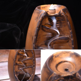 Ceramic Waterfall Backflow Incense Burner