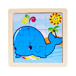 Wooden 3D Puzzle Jigsaw for Children Baby