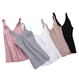 Sexy Women Fashion Knitting Vest Top Sleeveless V-Neck Blouse Casual Tank Tops
