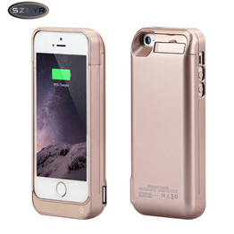 Charger battery 4200mAh External Battery Backup Charger Case Power Bank Charger Case for iPhone 5/5S/5C SE Freeshipping-Gold
