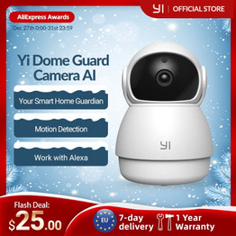YI Dome Guard Camera 1080p Indoor AI-Powered Ip Camera