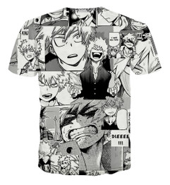 My Hero Academia Katsuki Bakugo Manga T-Shirt