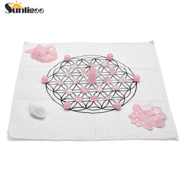 Chakra Healing Crystal Grids Kit-Lot of Rose Quartz Chips&Beads, Rose Quartz Wand Point, Rock Crystal Quartz Stick