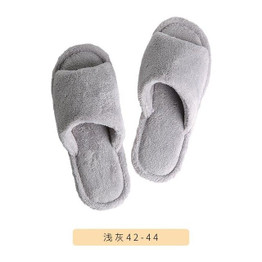 Autumn And Winter Warm Slippers Home Plush Floor Slippers Home Men And Women Couple Non-slip Slippers