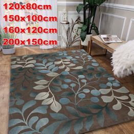 2 Size Large Non-slip Contours Botanical Carpet Rug Mat Living Room Area Rugs Sofa Side Carpet