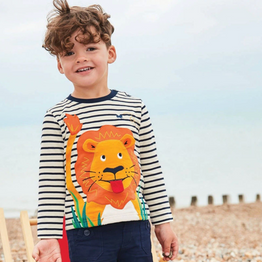 Lion Design Long-sleeve Tee