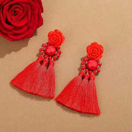 Vintage Bohemian Statement Ethnic Tassel Earring