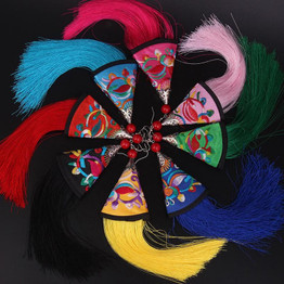 Vintage  Dangle Handmade Tassel Earring