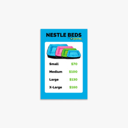 Cycle Dog Nestle Bed Retail Card